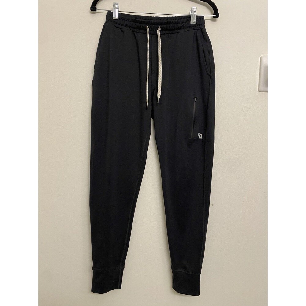 Vuori Sunday Performance Jogger Pants Men’s XS Black Drawstring Sweatpants Comfy
